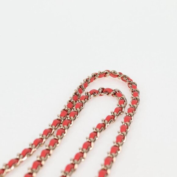 CHANEL Chain Shoulder Bag Straw Beige Gold CC Auth 120168AM - Picture 9 of 16